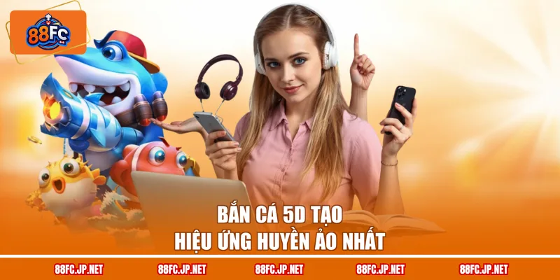 Bắn cá 5D tạo hiệu ứng huyền ảo nhất