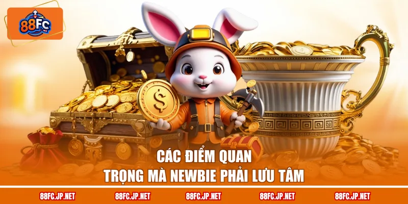 Các điểm quan trọng mà newbie phải lưu tâm