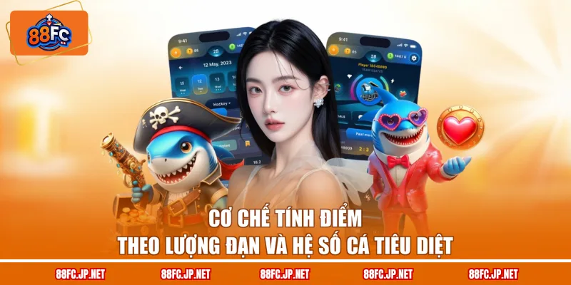 Cơ chế tính điểm theo lượng đạn và hệ số cá tiêu diệt