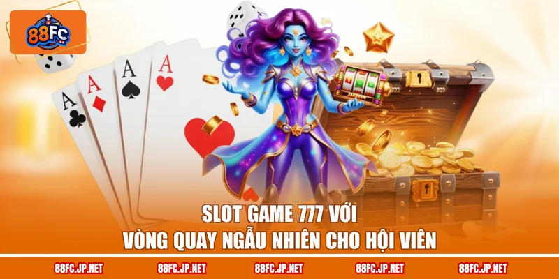 Slot game 777 với vòng quay ngẫu nhiên cho hội viên